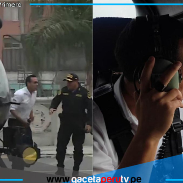 José Jerí sobrevoló Lima para supervisar movilizaciones de la marcha