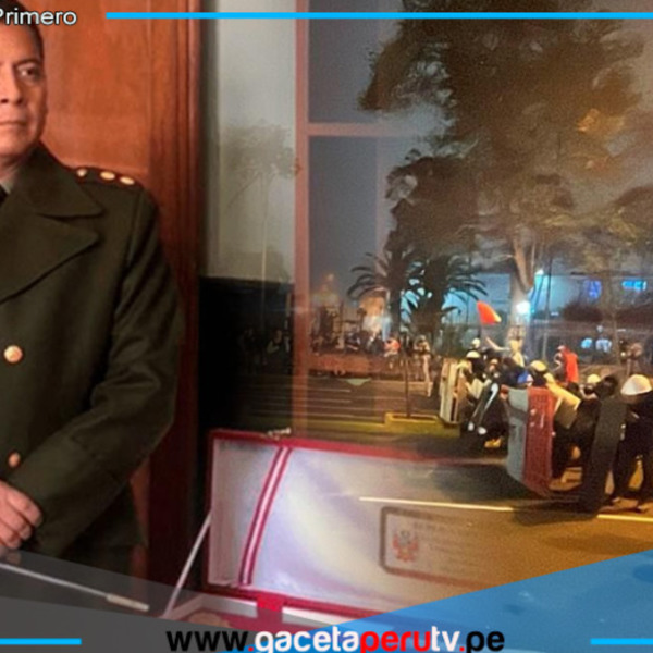 General Víctor Canales resultó herido en protestas por perdigón policial