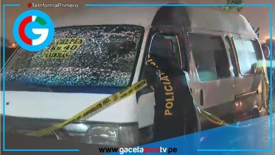 Falleció madre de familia herida en ataque armado contra combi en Lurín