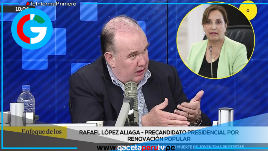 López Aliaga afirma que su bancada apoyó vacancia por “hartazgo”