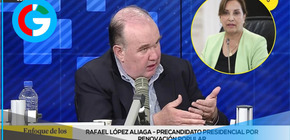 López Aliaga afirma que su bancada apoyó vacancia por “hartazgo”