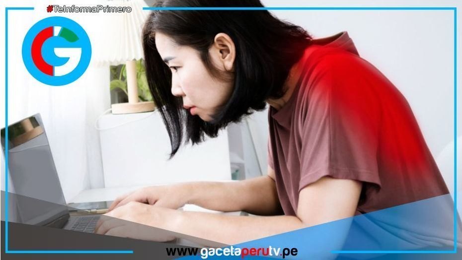 Malas posturas por dispositivos elevan casos de “joroba tecnológica” entre jóvenes
