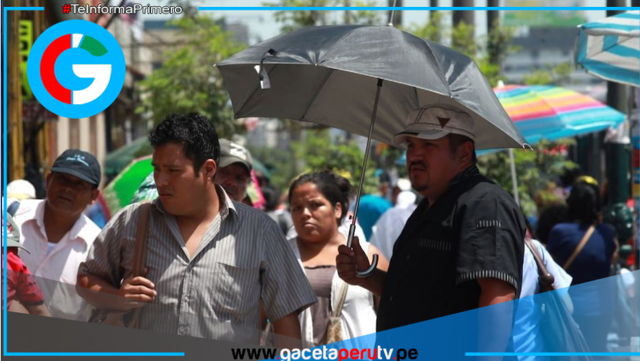 SENAMHI emite alerta naranja por altas temperaturas y radiación extremas