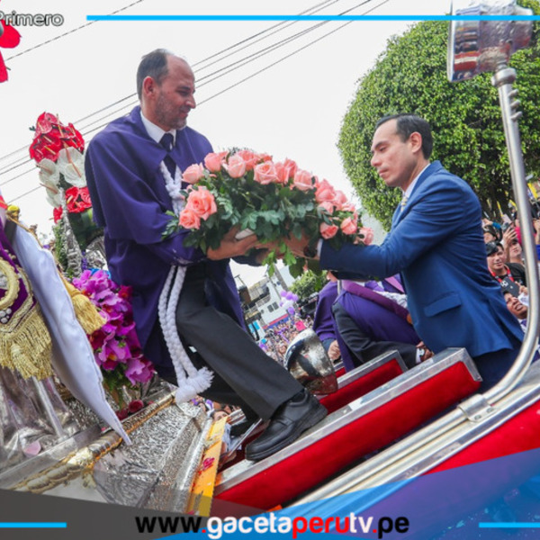 Callao: José Jerí participa en homenaje al Señor de los Milagros