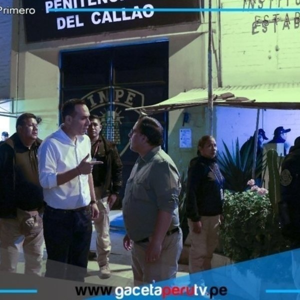 Jerí encabeza requisa en Sarita Colonia, Callao
