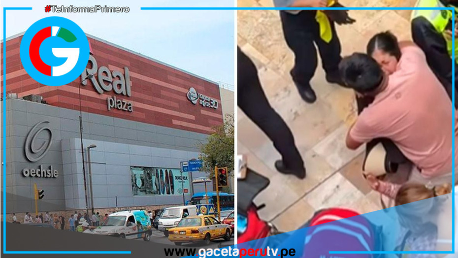 Bebé de 7 meses muere tras caer desde segundo piso del Real Plaza