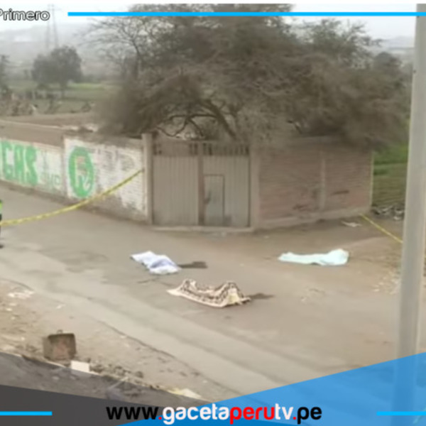 Asesinan a tres hombres en una zona agrícola de San Martín de Porres.