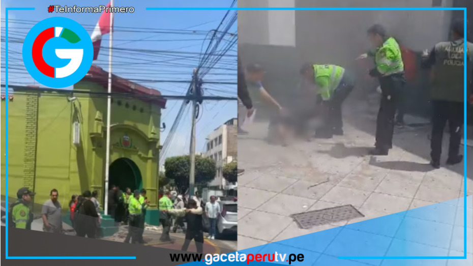 Colapso de techo en comisaría de Surquillo deja tres agentes heridos