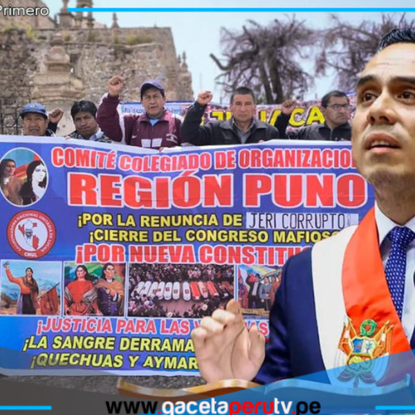 Dirigentes de Puno anuncian que José Jerí no será recibido