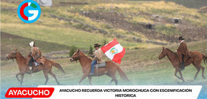 Ayacucho recuerda victoria morochuca con escenificación histórica