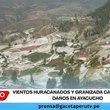 Vientos huracanados y granizada causan graves daños en Ayacucho