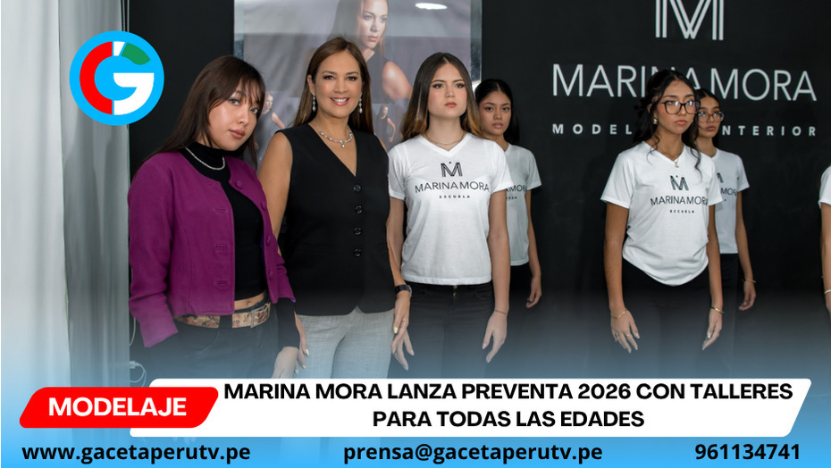 Marina Mora Escuela lanza su Preventa de Verano 2026 con talleres de etiqueta, imagen y modelaje para todas las edades