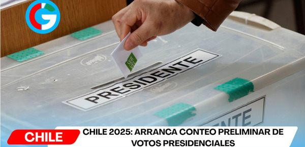 Chile 2025: Arranca conteo preliminar de votos presidenciales