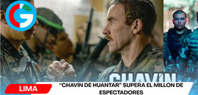 “Chavín de Huántar” supera el millón de espectadores.