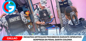 Incautan artículos prohibidos durante operativo sorpresa en penal Sarita Colonia