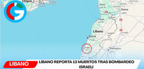 Líbano reporta 13 muertos tras bombardeo israelí en campamento refugiados