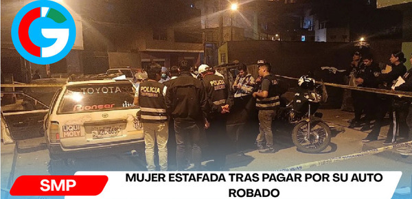 Mujer estafada tras pagar por su auto robado