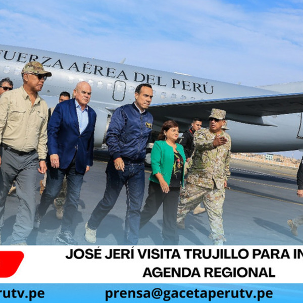 José Jerí visita Trujillo para intensa agenda regional