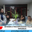 Detienen a tres implicados y allanan trece inmuebles