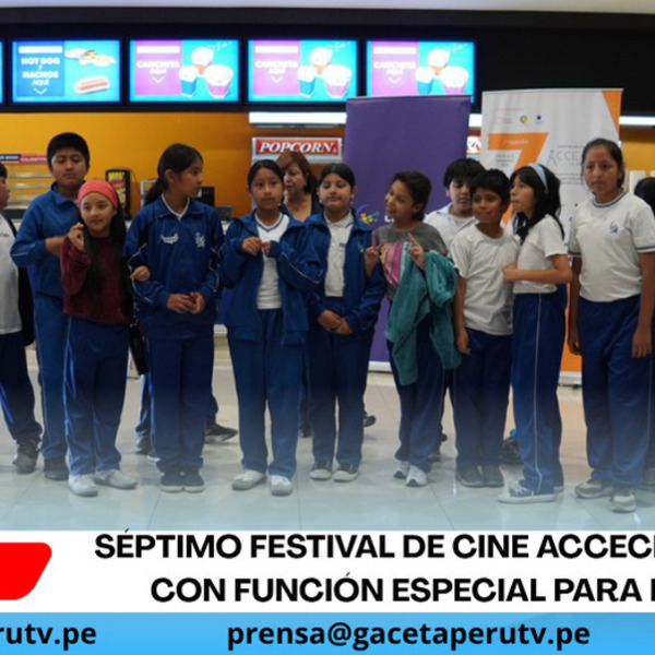Séptimo festival de cine AcceCine inicia con función especial para niños