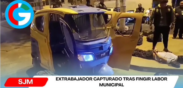Extrabajador capturado tras fingir labor municipal