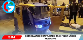 Extrabajador capturado tras fingir labor municipal