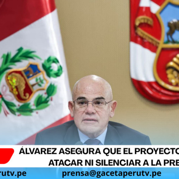 Álvarez asegura que el proyecto no busca atacar ni silenciar a la prensa.