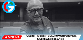 Rossini, referente del humor peruano, muere a los 93 años