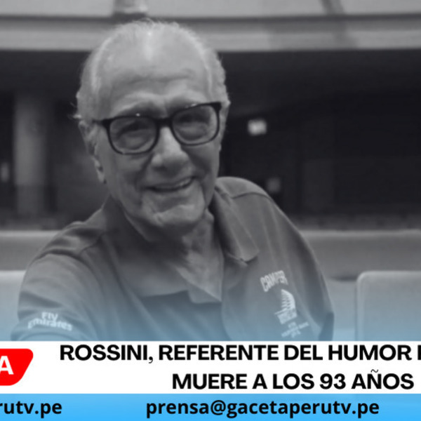 Rossini, referente del humor peruano, muere a los 93 años