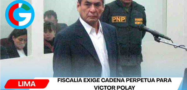 La Fiscalía exige cadena perpetua para Víctor Polay.