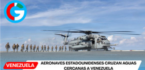 Aeronaves estadounidenses cruzan aguas cercanas a Venezuela