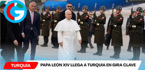 Papa León XIV llega a Turquía en gira clave