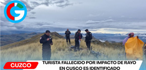 Turista fallecido por impacto de rayo en Cusco es identificado