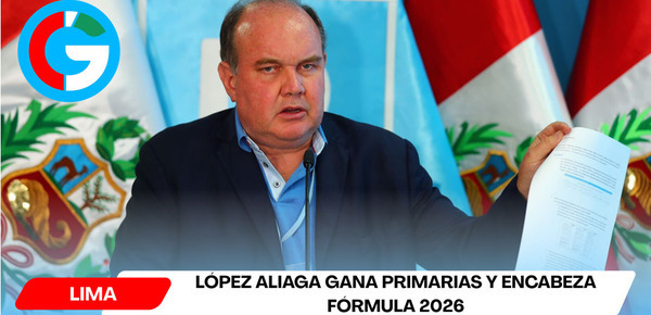 López Aliaga gana primarias y encabeza fórmula 2026