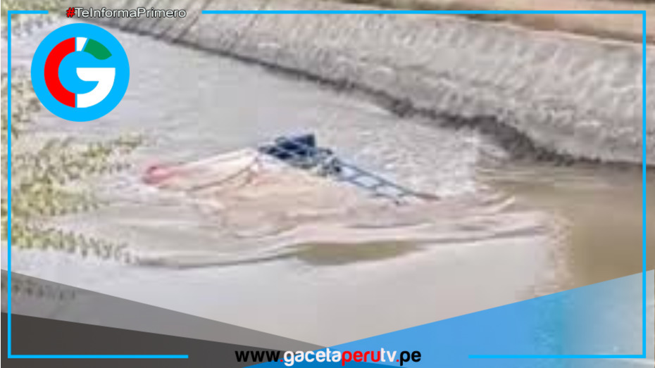 Lambayeque: conductor muere tras caída de camioneta al canal Taymi.