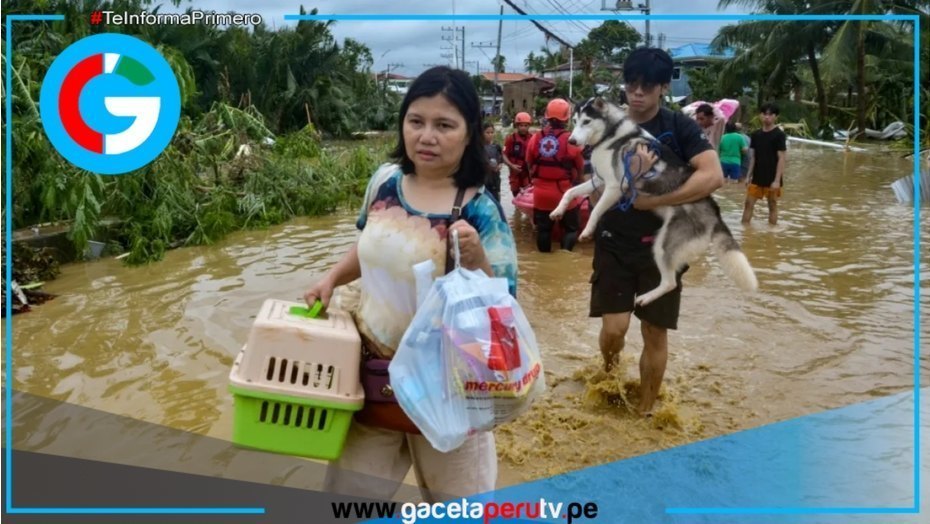 Tifón Kalmaegi deja 26 muertos y miles evacuados