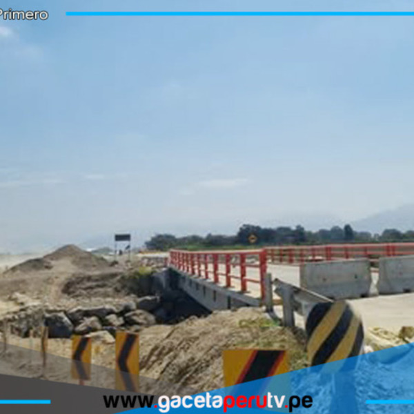 Lambayeque repara puente Tumán para mejorar acceso agrícola
