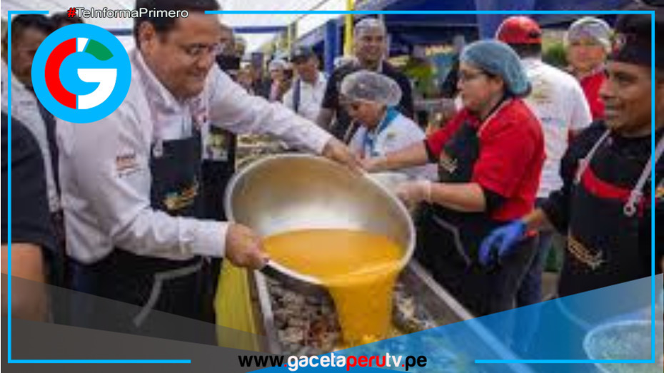 Distrito José Leonardo Ortiz prepara parihuela más gigante del mundo