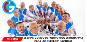 El Gran Combo de Puerto Rico estrena “Paz para los pueblos” navideño