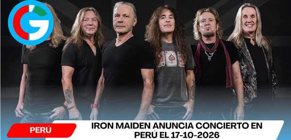 Iron Maiden anuncia concierto en Perú el 17-10-2026