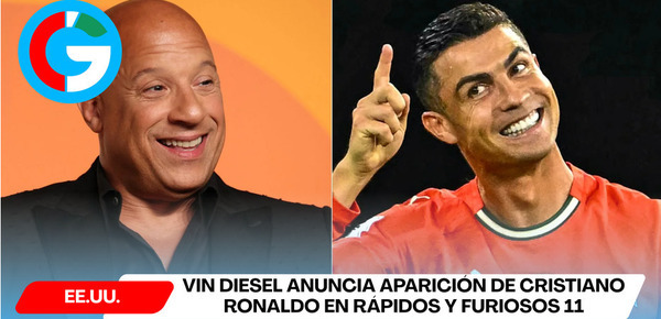 Vin Diesel anuncia aparición de Cristiano Ronaldo en Rápidos y Furiosos 11