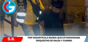 PNP desarticula banda que extorsionaba orquestas de salsa y cumbia