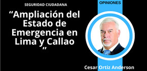 Ampliación del Estado de Emergencia en Lima y Callao