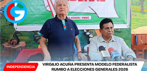 Virgilio Acuña presenta modelo federalista rumbo a elecciones generales 2026
