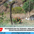 Accidente en vía Ticrapo–Mollepampa deja ocho fallecidos en Huancavelica