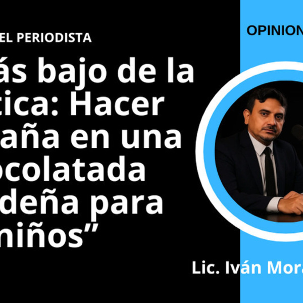 Lo más bajo de la política: Hacer campaña en una chocolatada navideña para niños