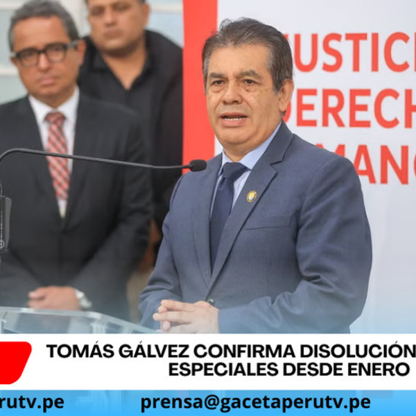 Tomás Gálvez confirma disolución de equipos especiales desde enero