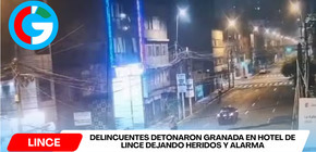 Delincuentes detonaron granada en hotel de Lince dejando heridos y alarma