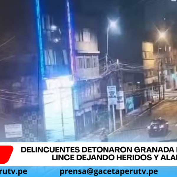 Delincuentes detonaron granada en hotel de Lince dejando heridos y alarma