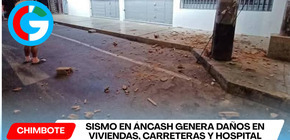 Sismo en Áncash genera daños en viviendas, carreteras y hospital